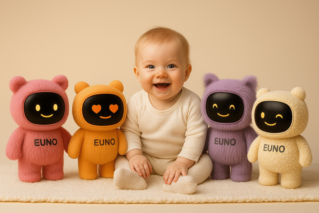 La gamme Euno s’adapte à chaque âge et style de jeu avec tendresse.