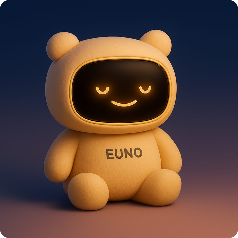 Le robot Euno recharge ses batterie en mode sommeil